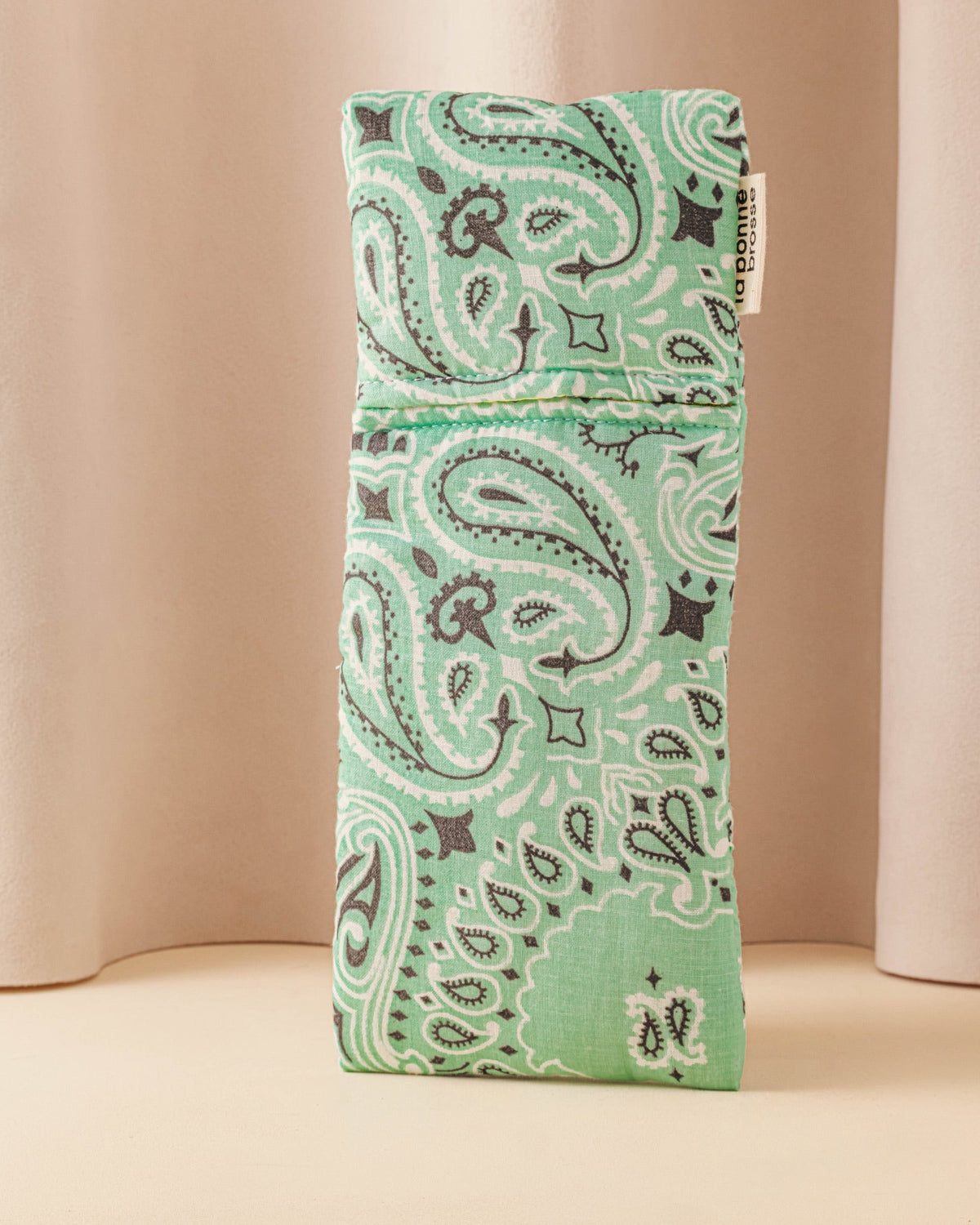 Call It By YourName x La Bonne Brosse Pochette Grande Brosse Bleu Lagon