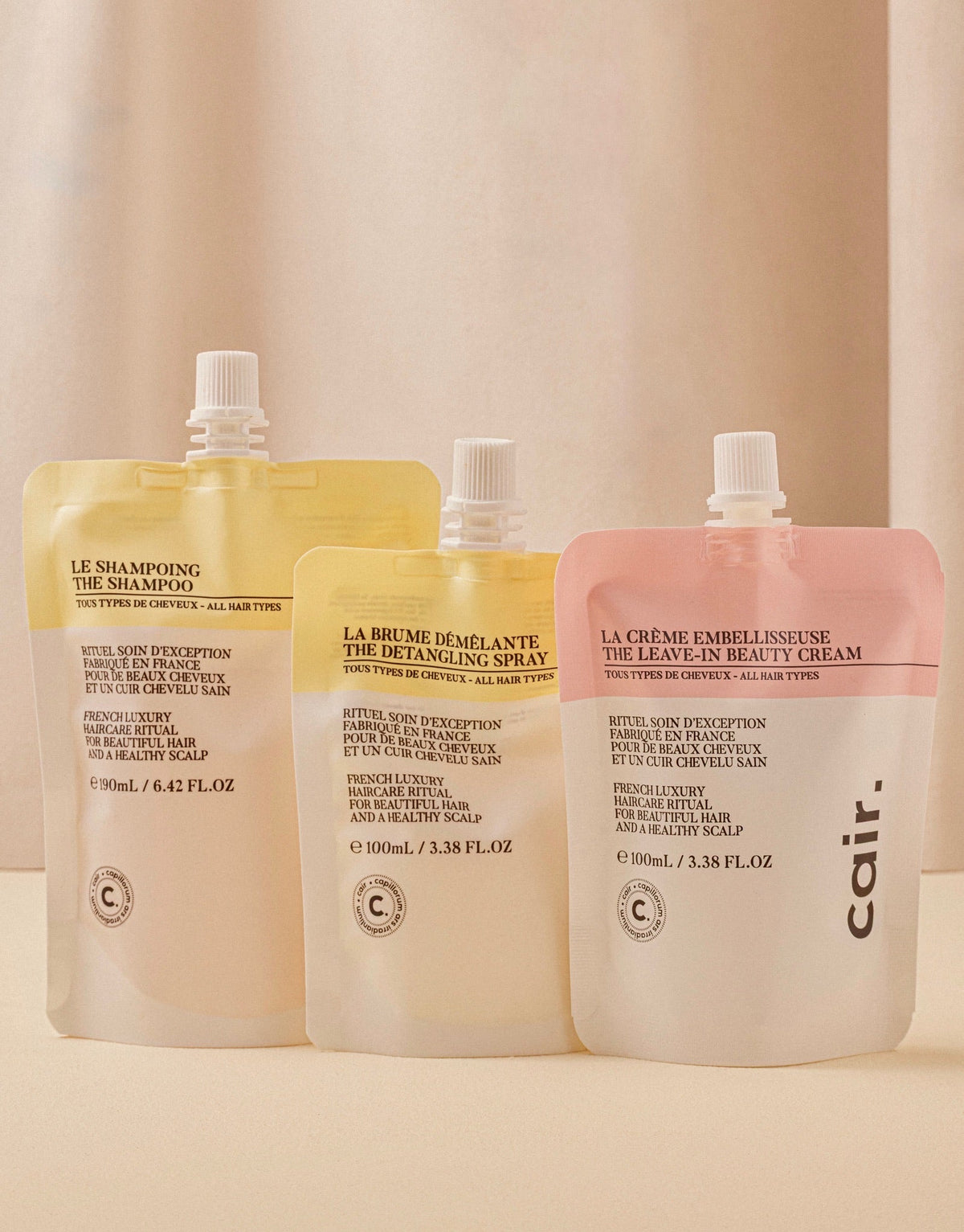 Le Trio de Recharge Routine Hydratante Cair