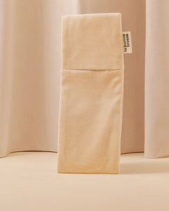 La Pochette "Grande Brosse" Blanc Crème