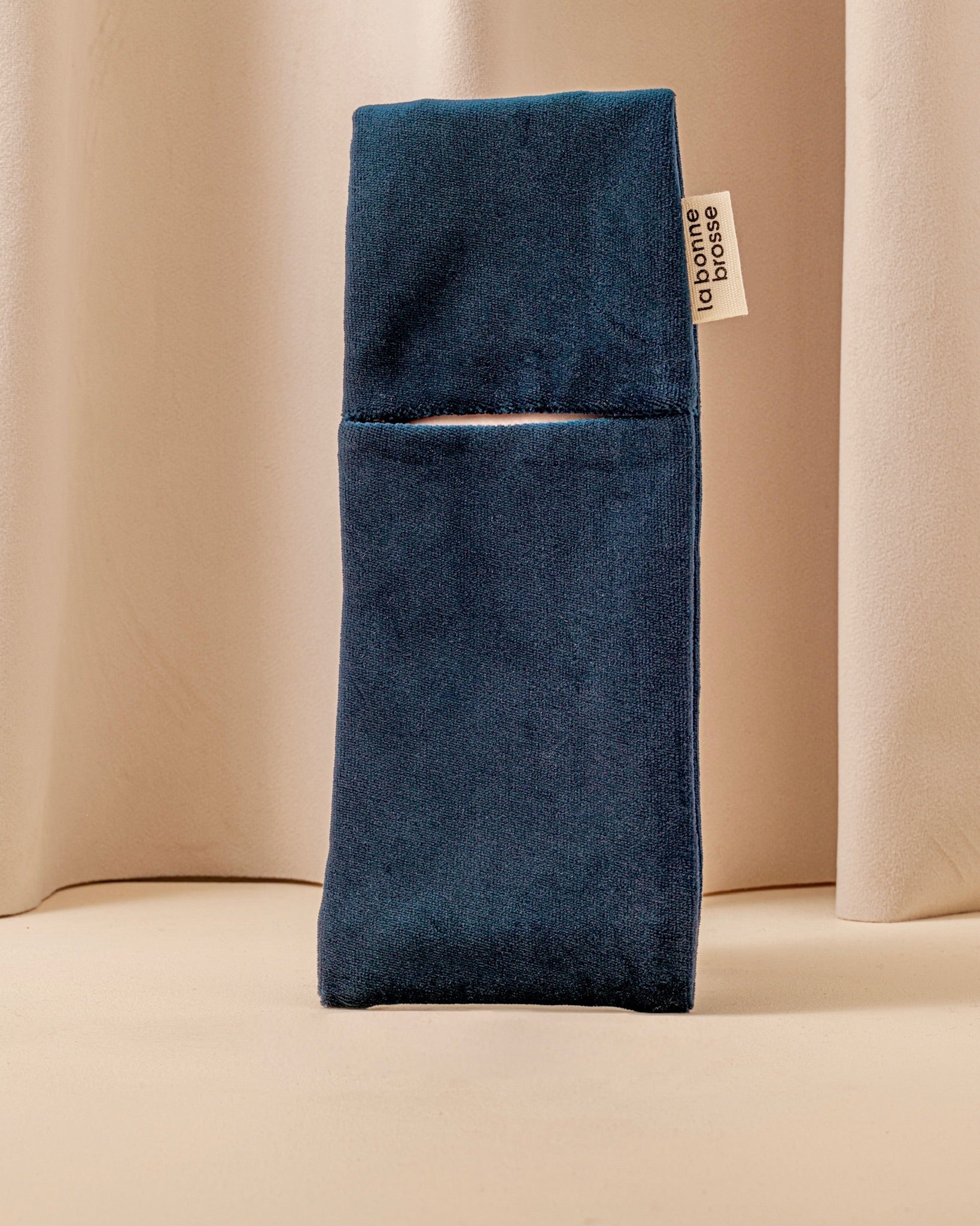 La Pochette "Grande Brosse" Bleu Nuit