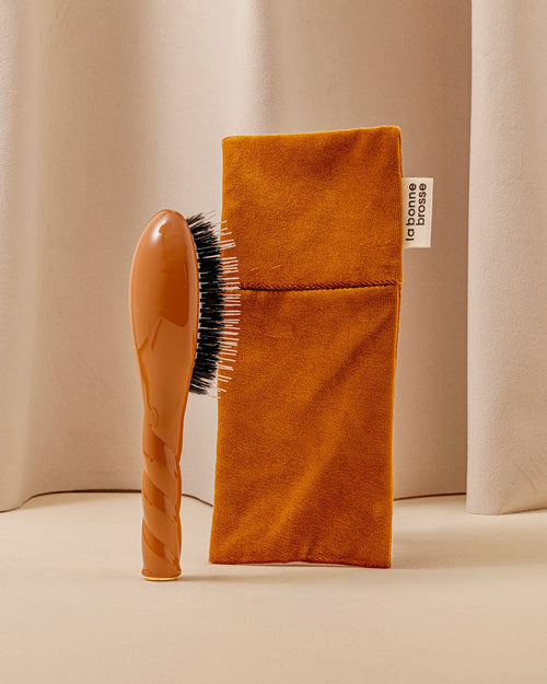 La Pochette "Petite Brosse" Terracotta