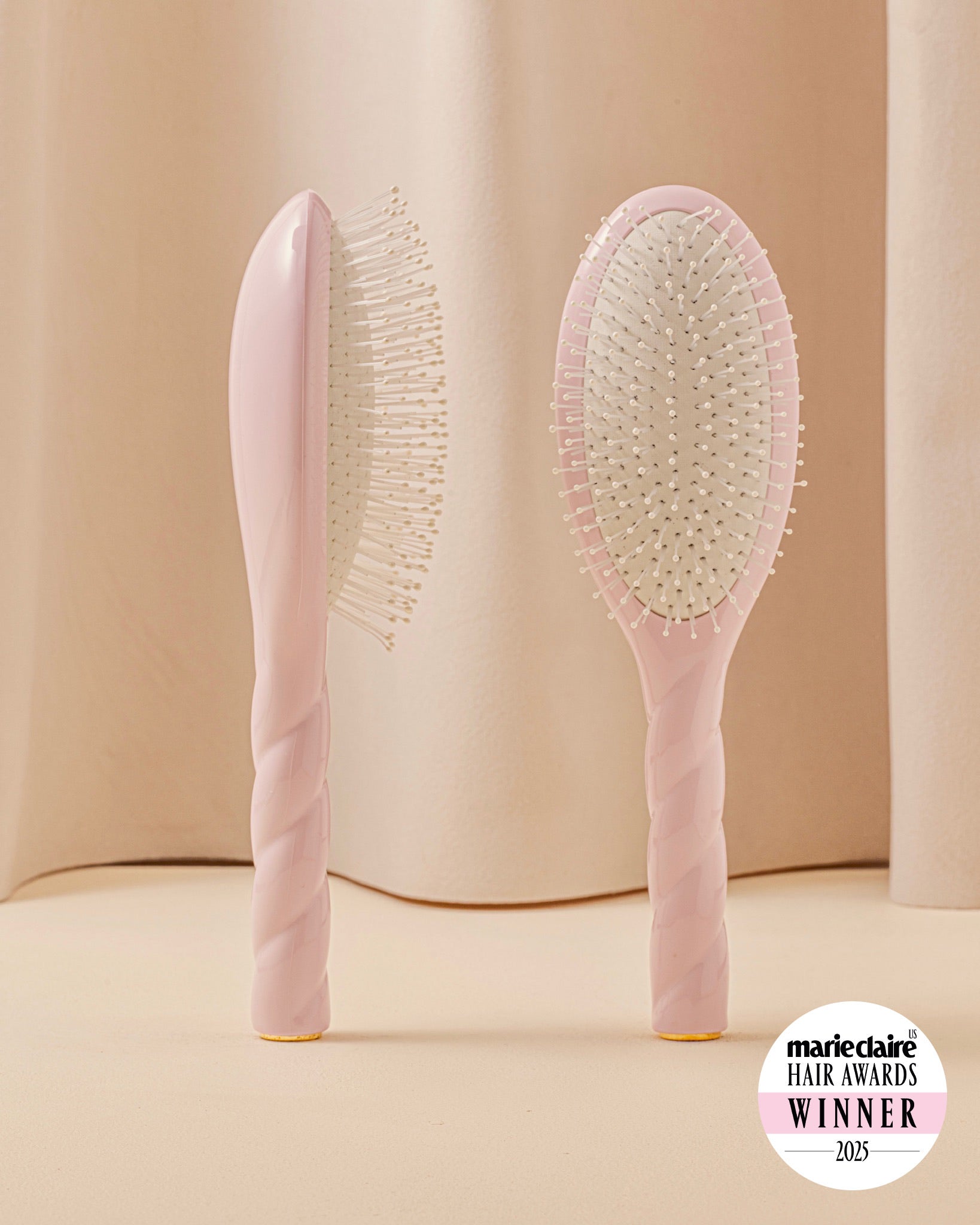 N.04 La Brosse Démêlante & Massante La Miracle Rose Lilas