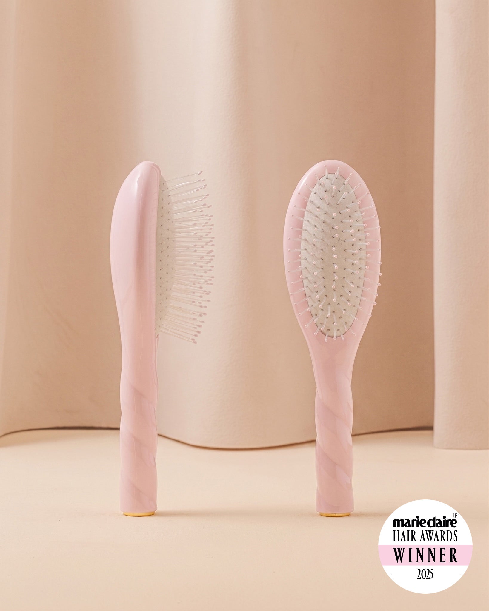 N.04 La Petite Brosse Démêlante & Massante La Miracle Rose Lilas