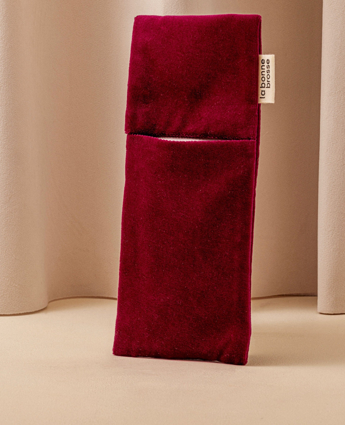 La Pochette "Grande Brosse" Rouge Cerise