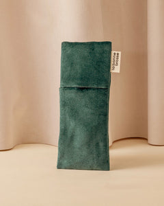 La Pochette "Petite Brosse" Vert Emeraude