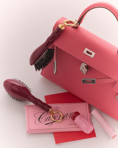 N.04 La Micro Brosse Démêlante & Massante La Miracle Rouge Cerise