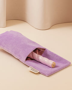La Pochette "Grande Brosse" Rose Lilas