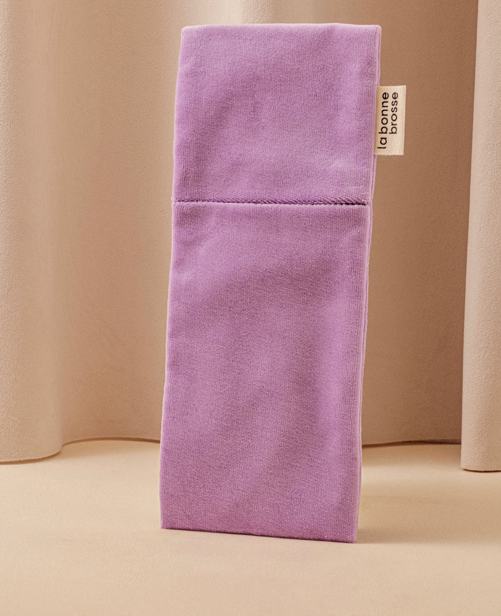 La Pochette "Grande Brosse" Rose Lilas