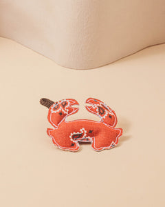 Call It By Your Name x La Bonne Brosse Charms Crabe Vintage Rouge