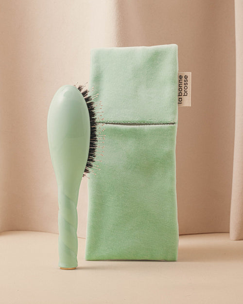 La Pochette "Petite Brosse" Bleu Lagon