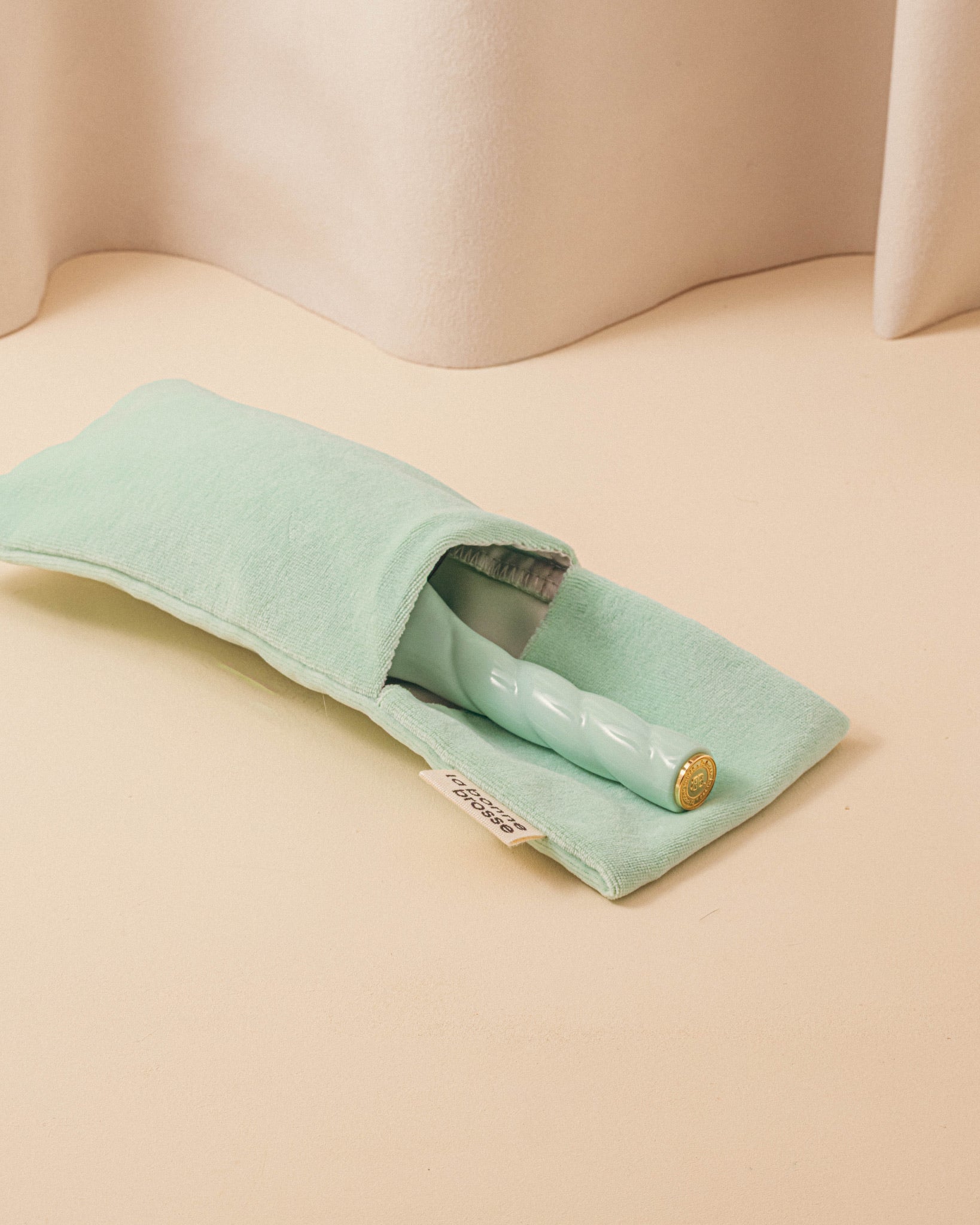 La Pochette "Grande Brosse" Bleu Lagon