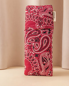 Call It By Your Name x La Bonne Brosse Pochette Grande Brosse Rouge Cerise