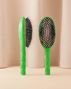 Roseanna x La Bonne Brosse N.02 La Brosse Démêlante & Soin l'Indispensable Salty Gelato Vert