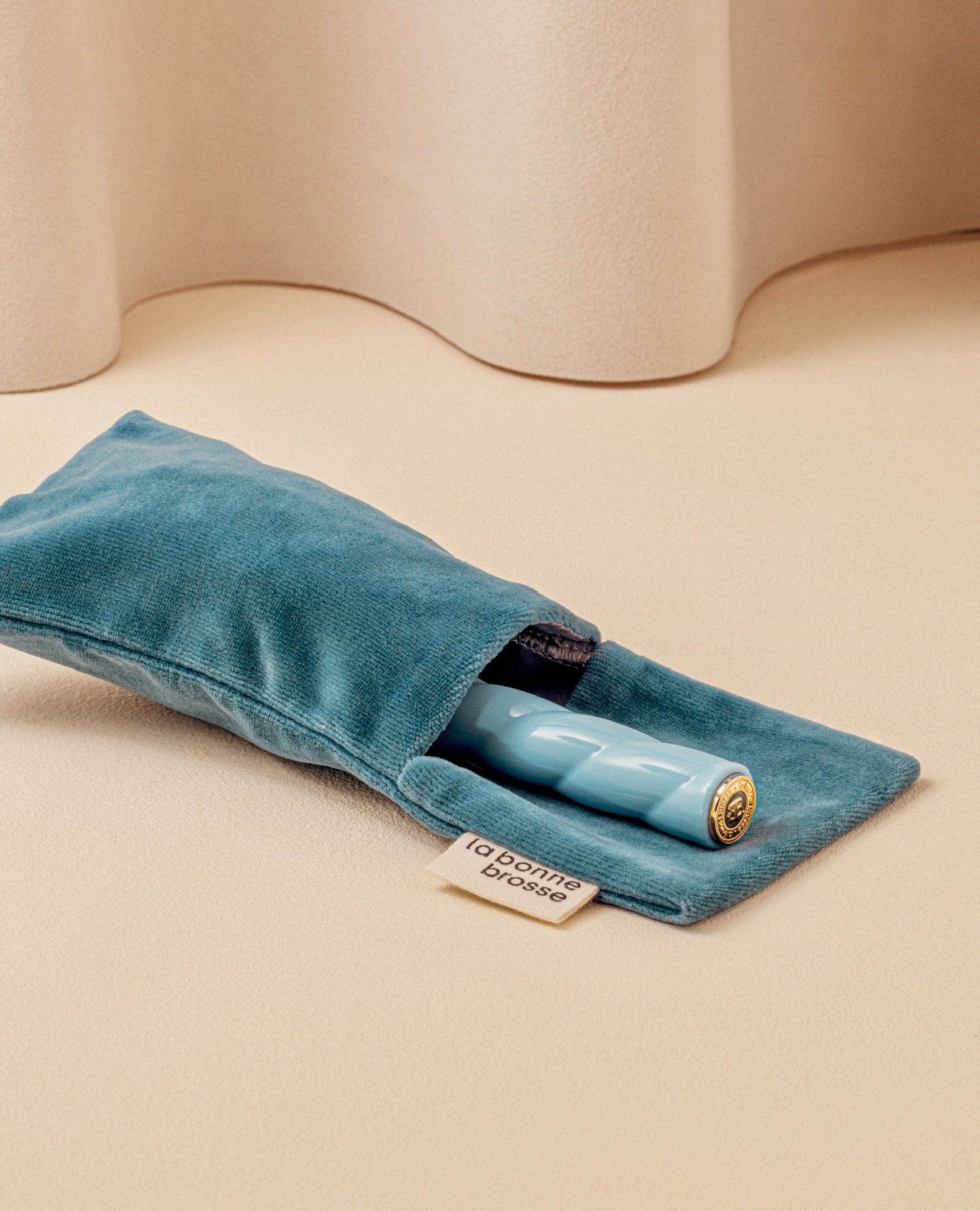La Pochette "Petite Brosse" Bleu Jean