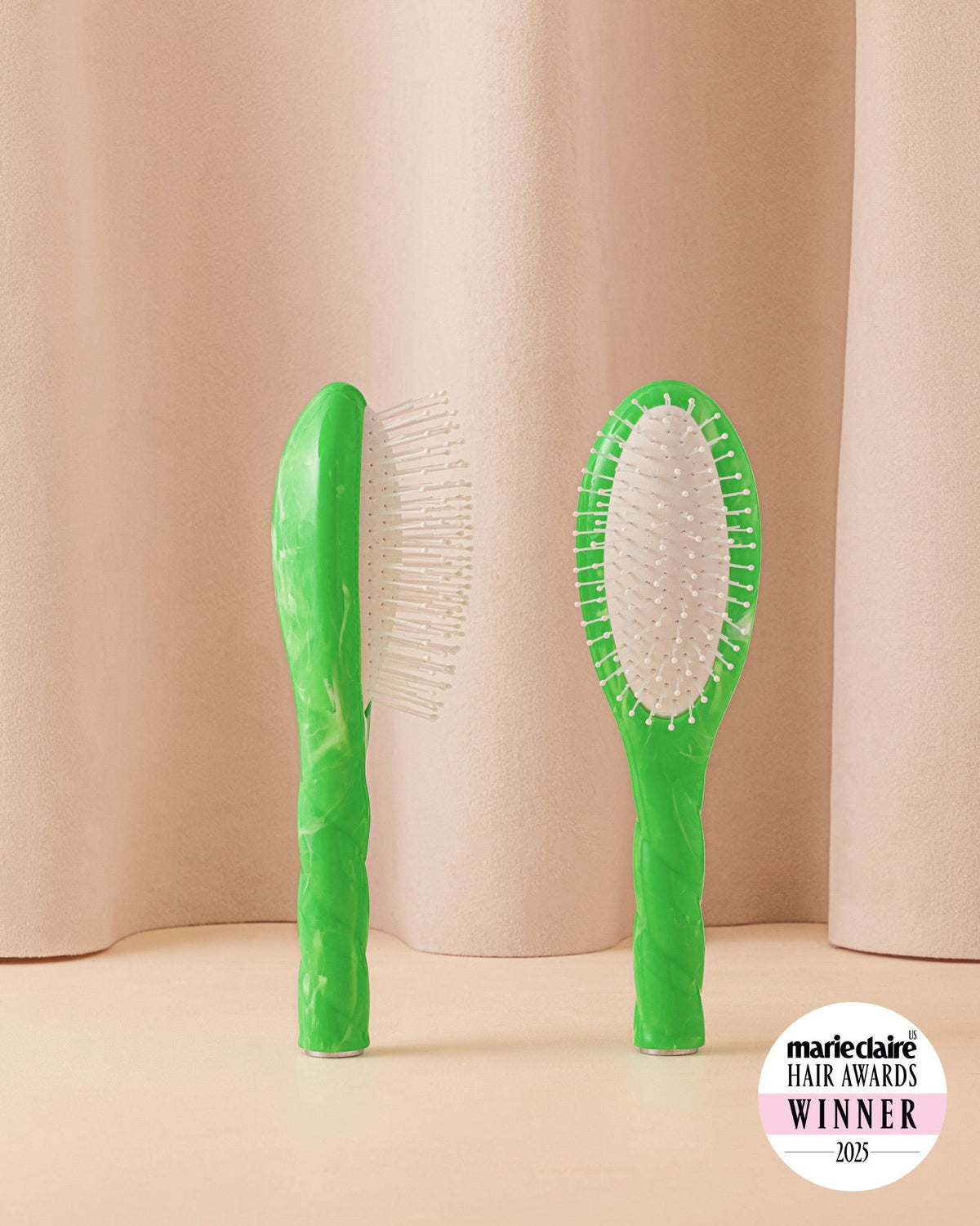 Roseanna x La Bonne Brosse N.04 La Petite Brosse Démêlante & Massante La Miracle Salty Gelato Vert