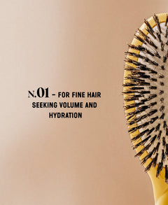 N.01 La Brosse Brillance & Soin l'Universelle Jaune Safran