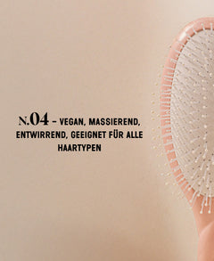 N.04 La Brosse Démêlante & Massante La Miracle Rose Poudré