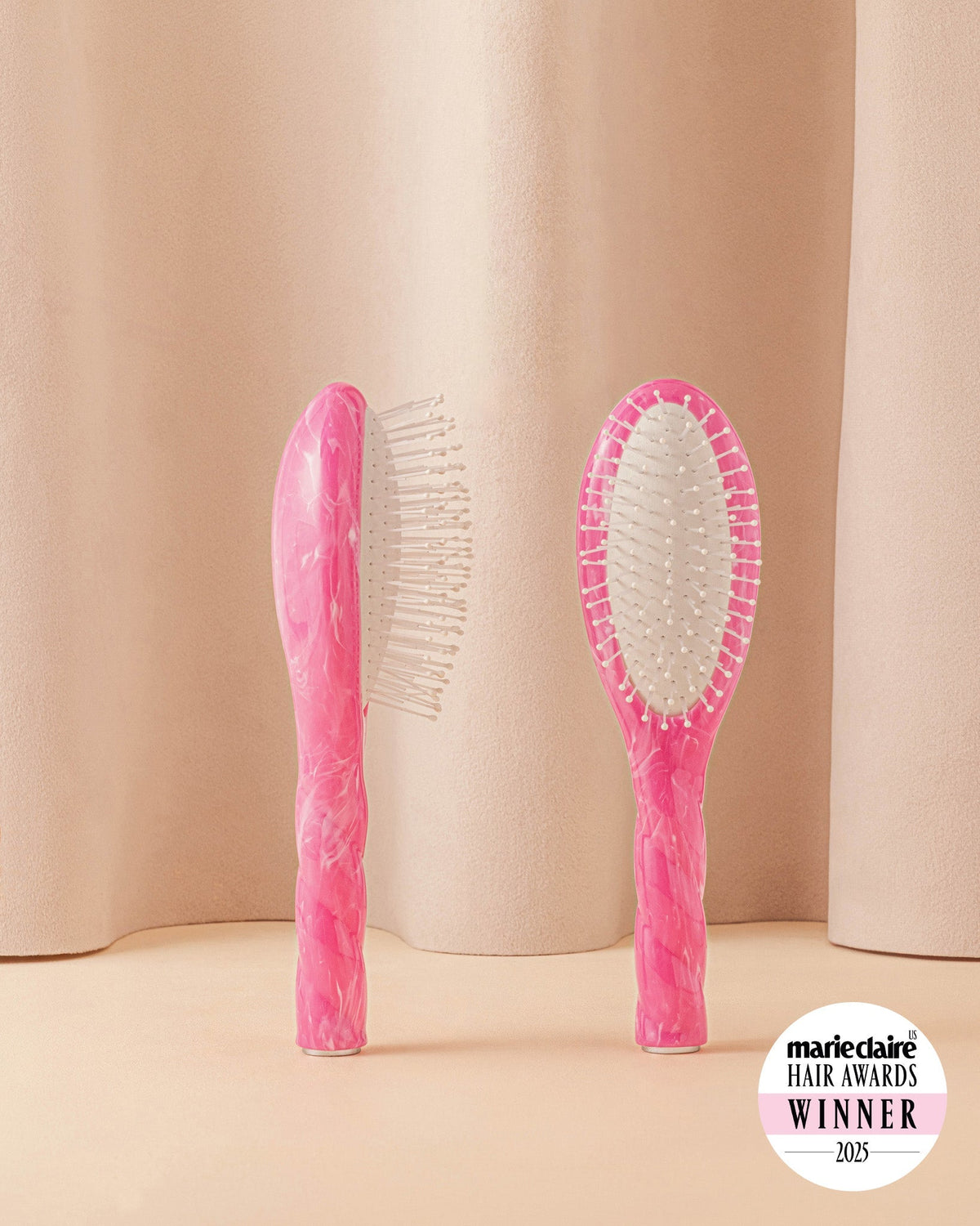 Roseanna x La Bonne Brosse N.04 La Petite Brosse Démêlante & Massante La Miracle Salty Gelato Rose