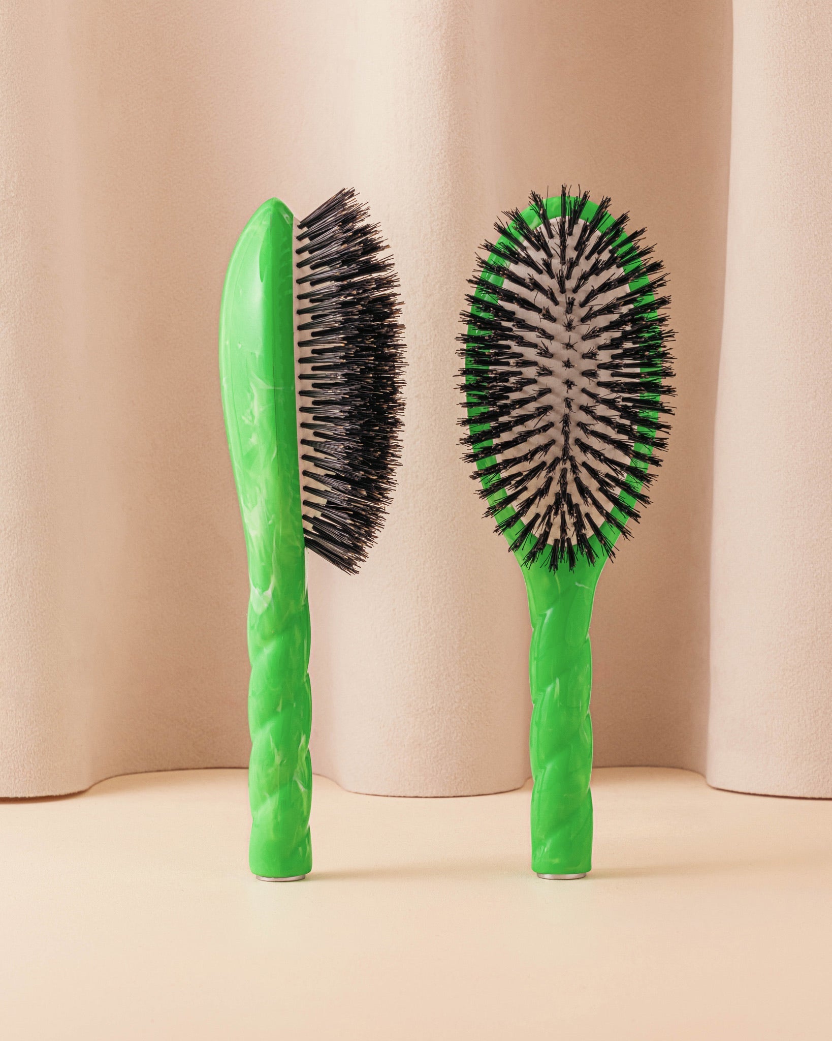 Roseanna x La Bonne Brosse N.01 La Brosse Brillance & Soin l'Universelle Salty Gelato Vert
