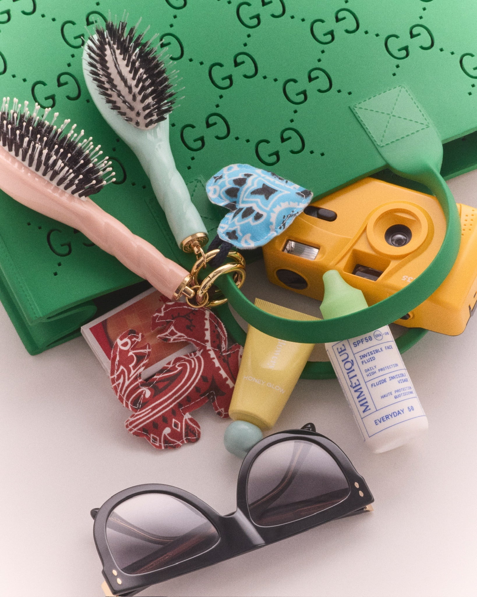 Call It By Your Name x La Bonne Brosse Charms Coeur Bleu Turquoise