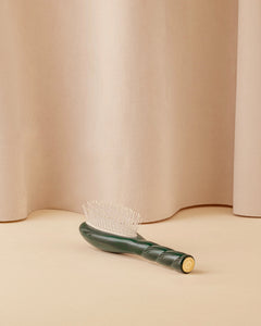 N.04 La Petite Brosse Démêlante & Massante La Miracle Vert Emeraude