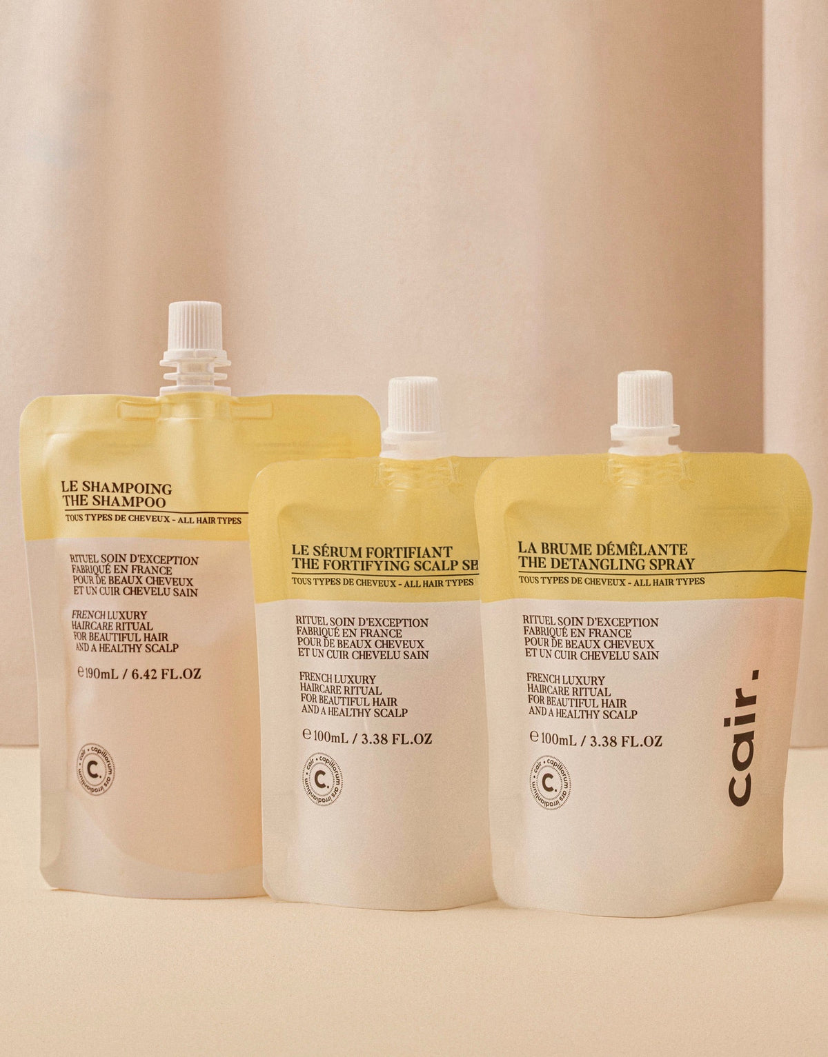 Le Trio de Recharges Routine Complète Cair