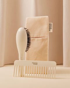 La Pochette "Petite Brosse" Blanc Crème